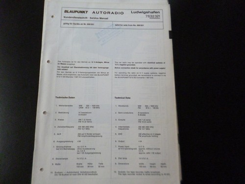 Original service manual - original,