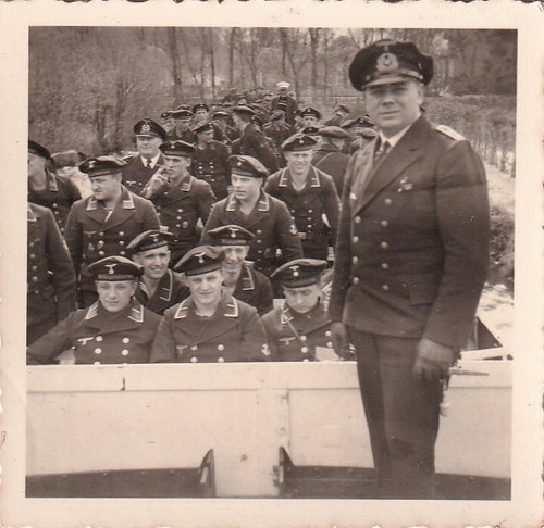 Foto marine offizier und - -,