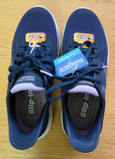 SKECHERS Damen-Sneaker Go Walk 7- Valin Engineered Mesh Hands Free Slip-Ins