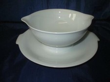 Rosenthal Classic Rose Collection schlichte weiße Sauciere/Ständer (1.)