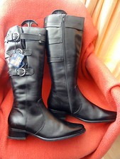 Caprice Slouch Stiefel Gr. 40 bzw.  6,5 in Schwarz Neu