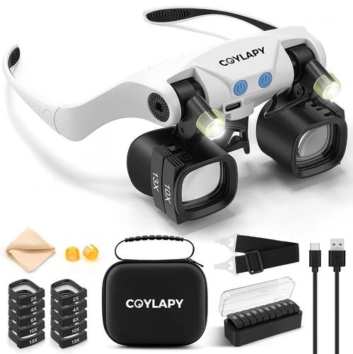 Lupenbrille led kopflupe - lupenbrille, led-kopflupe
