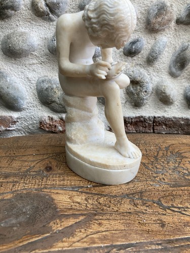 Skulptur alabaster junge fuß - skulptur,