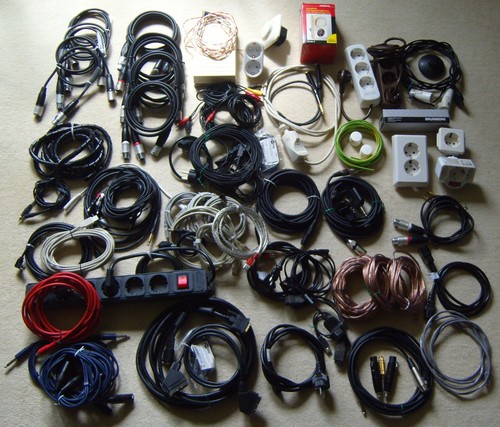 Kabel konvolut audio - +, –