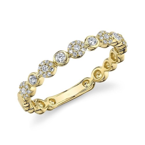 14k gelbgold cluster - 14k,