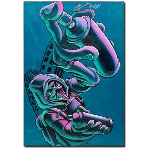 Acryl bild gemälde modern - gemälde,