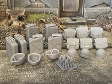 24-tlg Zubehör Tasche Helm Handgranate Kanister passend Heng Long US Army 1:16