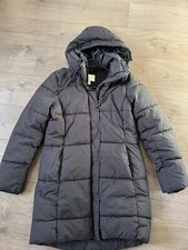 Daunenmantel schwarz gr s - h&m,