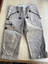 FHB Zunfthose Damen Kniebundhose Gr 34 Halblang Beige