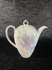 Kanne Teekanne Kaffeekanne Winterling Kirchenlamitz Blumen Muster Porzellan