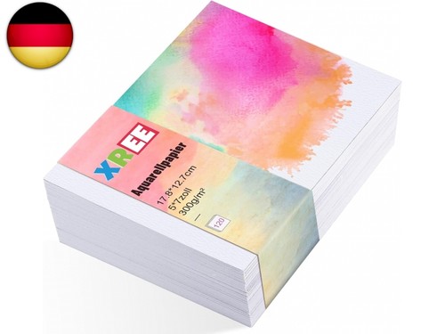 Blätter aquarellpapier - 60,