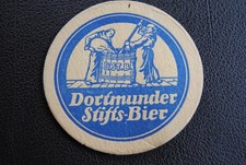 1 Bierdeckel Filz Untersetzer Dortmunder Stifts Brauerei Kneipe Bier