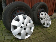  4 Winterreifen gebraucht  für Nissan Note mit Alu-Felgen, 5-6mm Profiltiefe