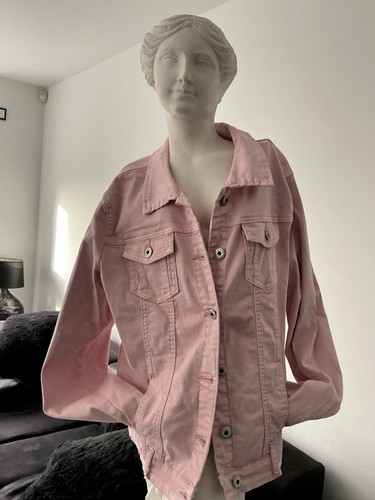 Jeansjacke rosa neu - jeansjacke,, rosa-