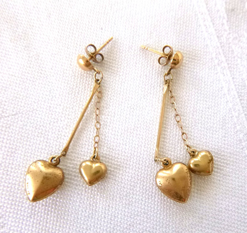 Vintage 14k gelbgold - vintage, baumelnde