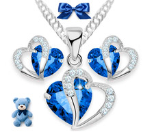 925 Silber Schmuckset Ohrringe