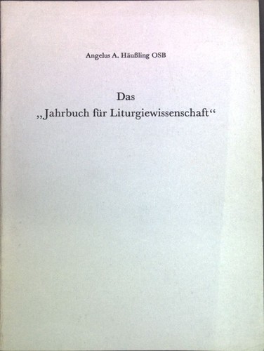 Das jahrbuch für - das,