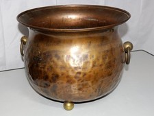 Handgetriebener Kupferkessel