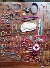 Mädchenschmuck Konvolut 73 Teile Spiegelburg Armbänder Ketten Haargummis...