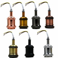 Lampenfassung E27 Retro Vintage Lampensockel Metall Nostalgie Retro Leuchtmittel