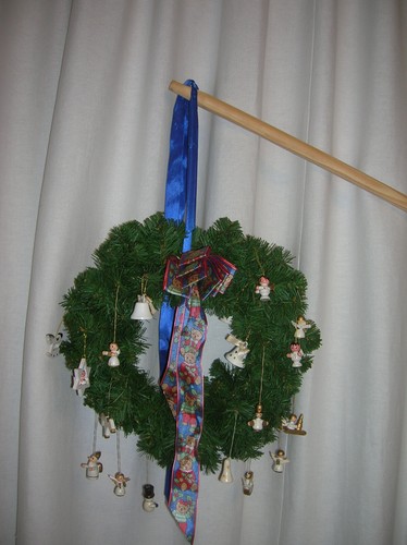 Künstlicher adventskranz - künstlicher,