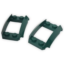 Lego Haube Cockpit Wedge 4x3 Open Cutout 4 Noppen 47755 Dark Green 76185 Ersatz