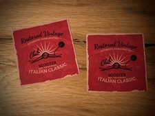 2x Italien Aufkleber Classic