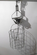 Kauenhaken mit Kauenkorb ohne Rost - Bergmann Zeche Pütt RAG