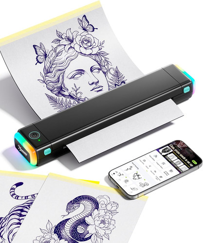Phomemo m08f tattoo - phomemo, drucker