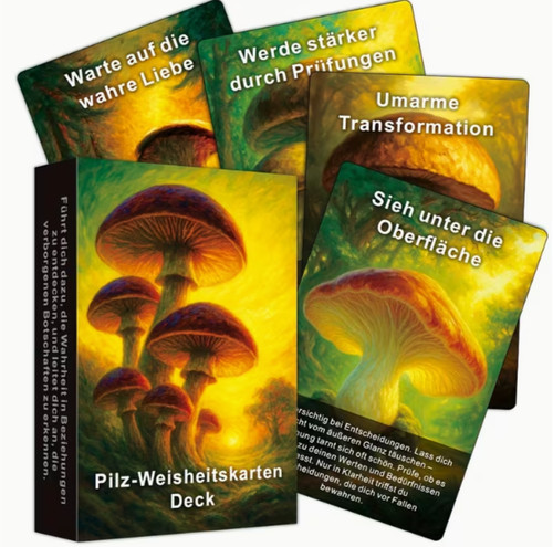 Pilz weisheitskarten - pilz,