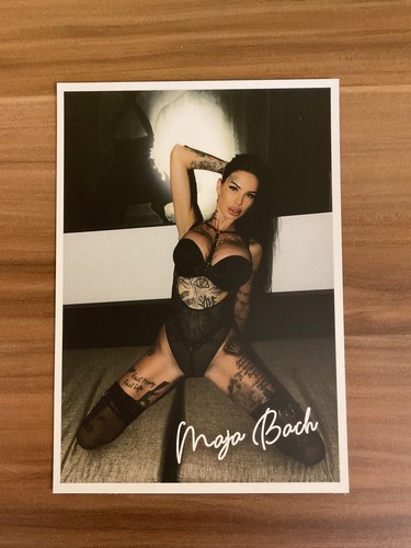 Maja bach autogrammkarte - autogrammkarte, venus