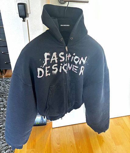 Balenciaga herren zip hoodie - balenciaga, zip-hoodie