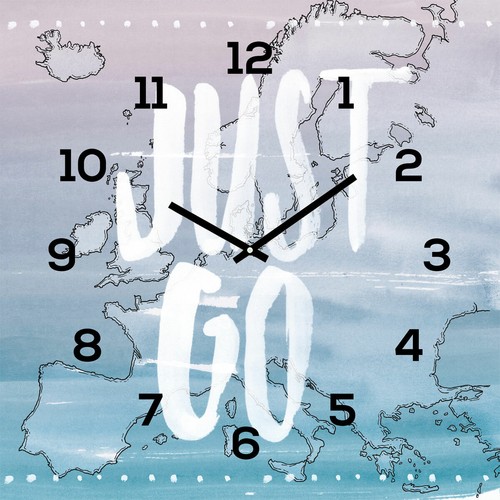 Levandeo wanduhr glas 30x30cm - levandeo,