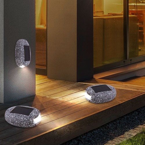 3er set led außen garten - led,