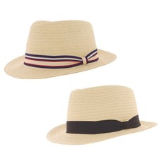 Sommer Strohhut mit schwarzem