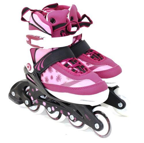 Trendy mädchen inline - mädchen, inline-skates