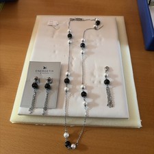 Kette,Ohrringe,Set,versilbert