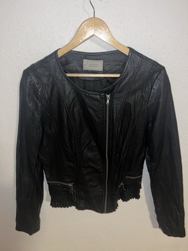 Lederjacke schwarz orsay - schwarz,