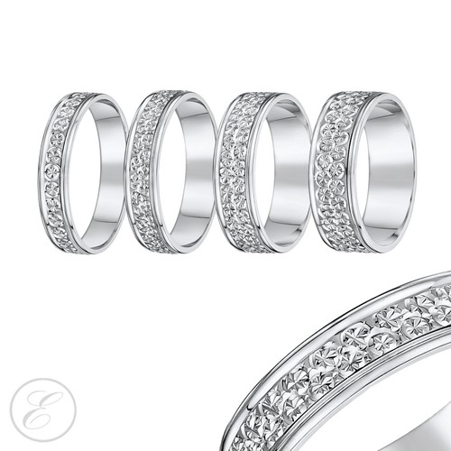 9ct weißgold diamant - weißgold, schliff