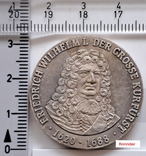 Medaille friedrich wilhelm i - medaille,