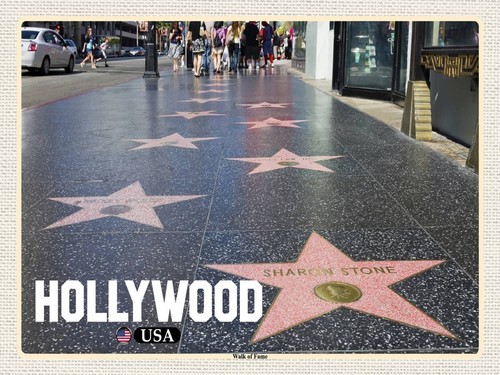 Holzschild 30x40 hollywood - cm,
