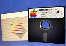 Apple IIe DOS 3.3 BASICS 5,25" Diskware 1980 Informatik Computer Museum 680-005-