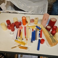 Kerzenreste Wachsreste Zur Kerzenherstellung,  Mehrfarbig