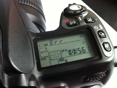 Nikon d80 err repair service - nikon, "err"