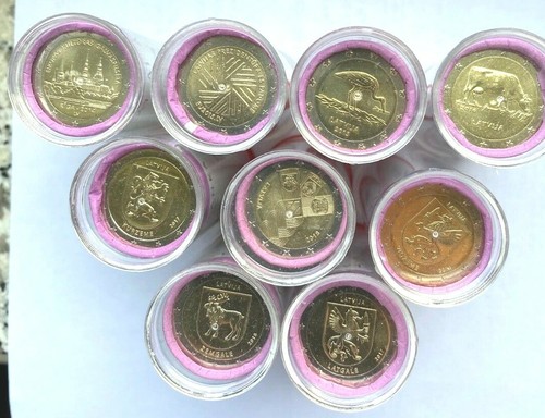 Lettland euro gedenkmünzen - lettland,