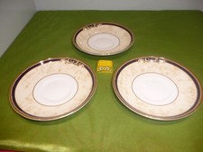 Wedgwood Cornucopia Celebration Bicentenary 3 Untertassen Ø ca. 14,5 cm