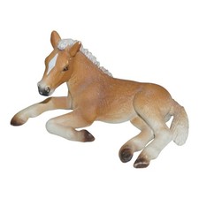 Schleich 13292 Haflinger Fohlen liegend Pferd 2004 Horse Club gebraucht