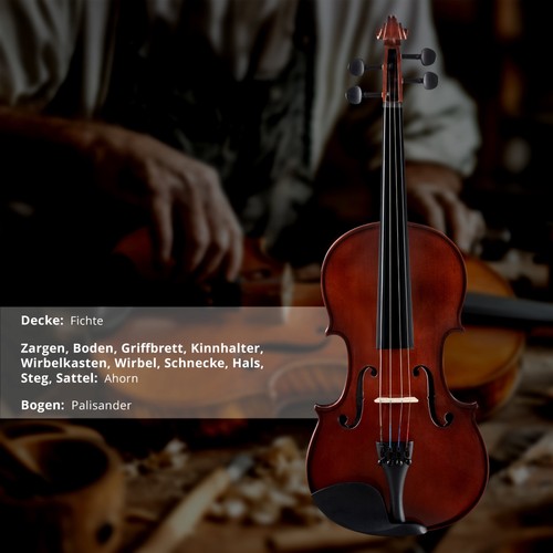 Geige violine set natur - set,