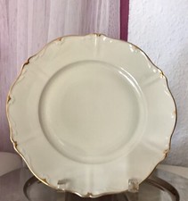 Antik 1 von 5 Art Déco Porzellan Teller Tafelteller elfenbein Carstens Sorau