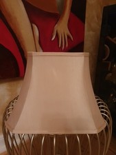 Lampenschirm Tischlampe Stoffschirm Beige